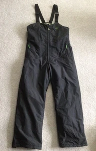 Vintage Arctic Cat Arcticwear Mens L Snowmobile Winter Snow Pants Bibs Black - Picture 1 of 10