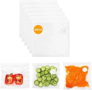 Vacuum Sealer Bags for Food,Vacuum Storage Seal Bag 30PCS - Picture 1 of 5