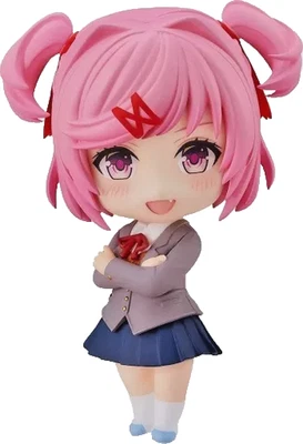 Nendoroid Doki Doki Literature Club Natsuki Figure #2077 Good Smile Company !NEW - Image 1 of 4