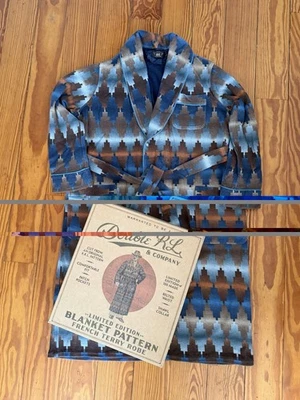 Ralph Lauren RRL ограниченного тиража французский махровый юго-западный одеяло халат новый - Изображение 1 из 4