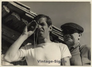 Young Roger Vadim During Filming (Vintage Press Photo 1950s) - Imagen 1 de 1