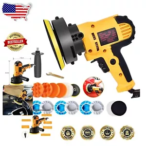 Lightweight 3.56lbs Car Polishing Machine with Comfortable Handles & Accessories - Picture 1 of 9