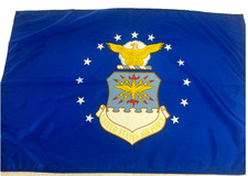 U.S. Air Force 3' x 5' Nylon Betsy Flag, Made in U.S.A. New!! Free Shipping!!