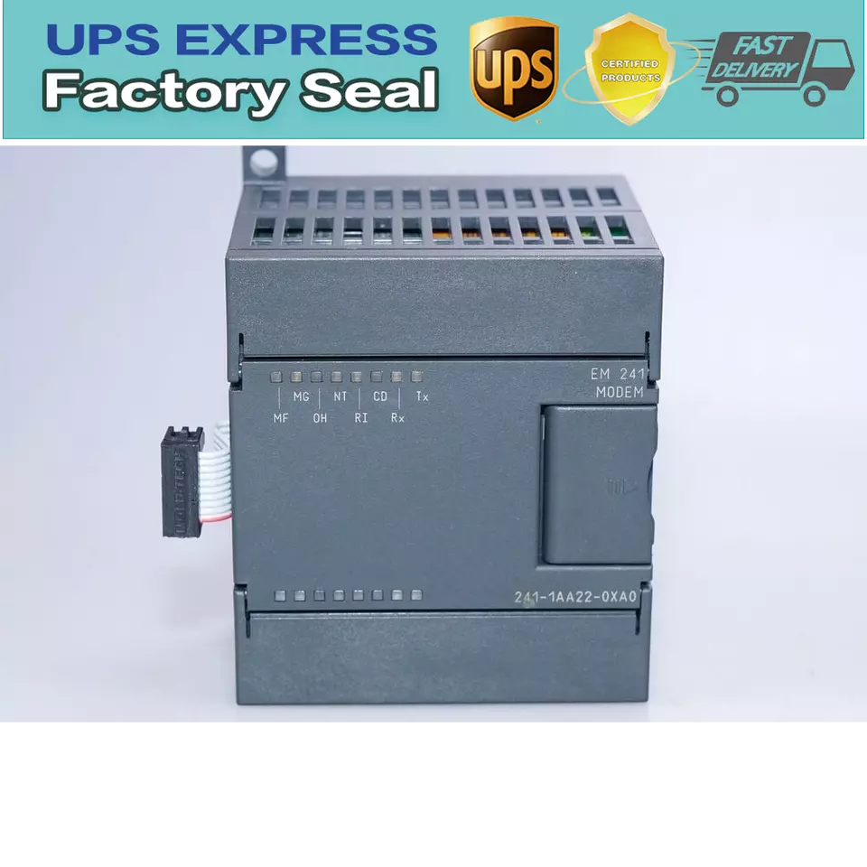 6ES7 241-1AA22-0XA0 Siemens simatic S7-200 EM241 Very Nice Used Tested PM - Image 1 of 4