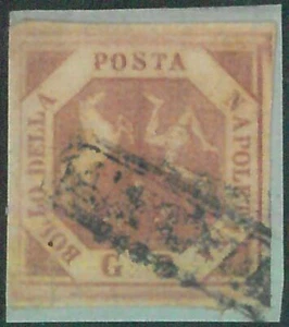 87667i - ANTICHI STATI: NAPOLI - 2 Grana Sassone 5 o 6 o 7 - USATO - Imagen 1 de 1