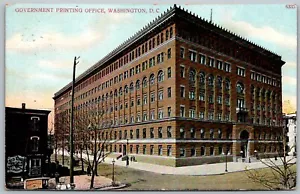 Washington DC 1909 Postcard Government Printing Office - Picture 1 of 2