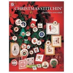 CHRISTMAS STITCHIN' Cross Stitch Pattern Book ~ 45+ Designs ~ Ornaments & Decor - Picture 1 of 3