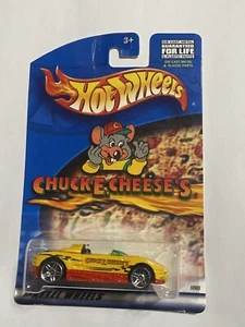 ⭐️⭐️Hot Wheels 2000 Yellow & Red Chuck E Cheese's MX-48 Turbo NIP - Toy Car - - Picture 1 of 6