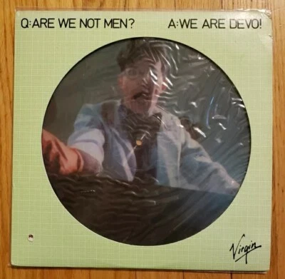 Devo - Q: Are We Not Men? A: We Are Devo! Lp Original UK Picture Disc W/inserts  - Image 1 of 4