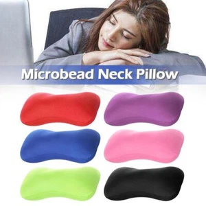 Micro Microbead Pillow Cushion Travel Bolster Office Nap Neck U Pillow 20DEDE ` - Bild 1 von 18