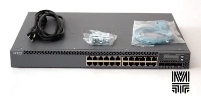 Juniper EX3300-24T EX3300 Series 24-Port 10/100/1000BASE-T with 4 SFP+ Ethernet - Image 1 of 4