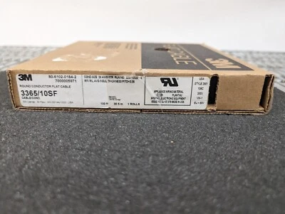 Novo, 3M, 3365/10SF, FITA DE CABO, 10COND 0.050 CINZA 100' - Imagem 1 de 4
