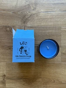 Zodiac Candle Leo Clean Blue Vanilla by Typo BRAND NEW, Box Wear - Picture 1 of 11