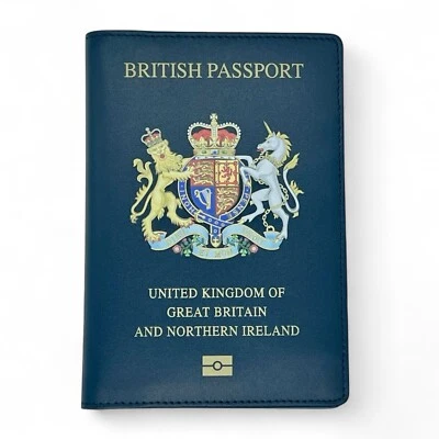 UK Genuine Leather Crafted Travel Passport Wallet/Holder - Image 1 of 4