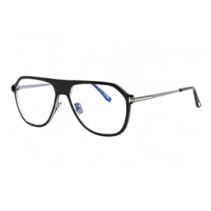 Occhiali da vista nuovi Tom Ford FT5943-B 050 marrone scuro/rutenio 56 mm - Foto 1 di 2
