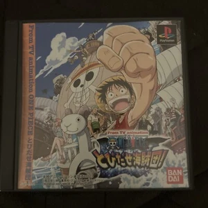 One Piece Tobidase Kaizokudan PS1 Sony Japanese Import PlayStation Bandai - Picture 1 of 8