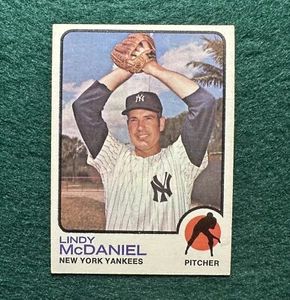 1973 O-Pee-Chee - #46 Lindy McDaniel - New York Yankees - Foto 1 di 3