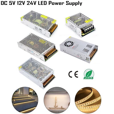 DC Schaltnetzteil 1-60A 5V / 12V / 24V LED Trafo Netzteil 12V Netzadapter Driver - Bild 1 von 4
