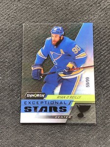 2020-21 UPPER DECK SYNERGY RYAN O’REILLY EXCEPTIONAL STARS BLACK ES-7 #ed 59/99