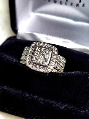 2 Ct Diamond Ring Preowned White Gold - Image 1 of 4