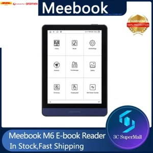 Original M6 E-Book Reader 6 Inch E-Ink 300PPI Screen Ereader with Dual Color Fr - Picture 1 of 7