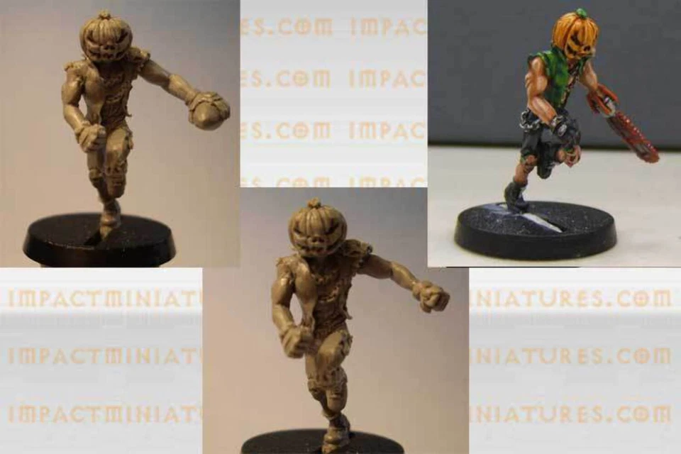 Cabeza de calabaza (metal) SM_PMPH Foto 1 de 1