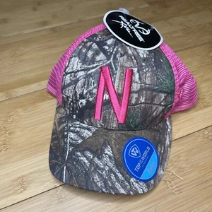 Nebraska Cornhuskers Women’s Ladies Realtree Camouflage Pink SnapBack Hat Cap - Picture 1 of 9