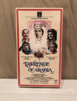 Lawrence of Arabia 1962 Alec Guinness Anthony Quinn Jack Hawkins 1985 sealed VHS - Image 1 of 4