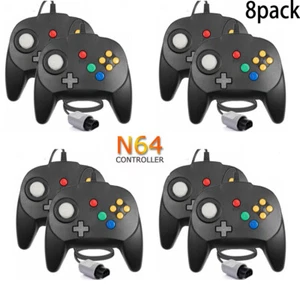 8Pack N64 Controller Gamepad Wired Joystick For Nintendo 64 Video Game Console - Picture 1 of 14