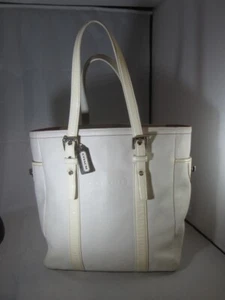 Vintage Coach Gallery Beuteltasche mit Lackakzentbesatz - #9762 - doppelte Lackgriffe - Bild 1 von 8