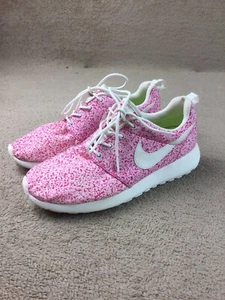 Nike Roshe Run Sneakers Womens Size 7.5 Pink 511882-101 Athletic Shoes - Picture 1 of 11