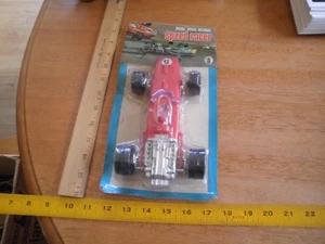 1970's Speed Racer push back action race car #5 MOC Hong Kong 8" - Picture 1 of 5