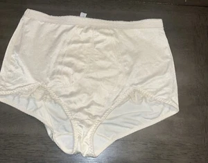 Slip mutandine vintage seconda pelle raso elasticizzato 3X bianco - Foto 1 di 15
