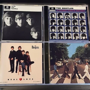 Beatles-With The Beatles-Abbey Road -Hard Day’s Night ✨Excellent ✨(4 CDs) - Picture 1 of 3