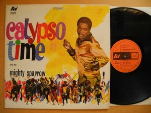 MIGHTY SPARROW Calypso Time LP 1970 barbados RA EX - Foto 1 di 2