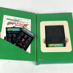 Las Vegas Poker and Blackjack Intellivision Mattel Electronics Complete