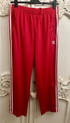 Ladies Adidas Firebird BNWT Red Tracksuit Bottoms L - Image 1 of 4