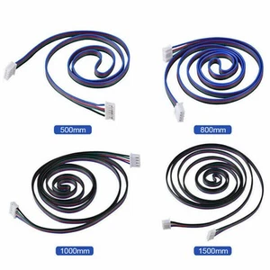 5pcs 3D Printer Line HX2.54 4pin-6pin White Terminal Cables For Stepper Motors J - Photo 1/16