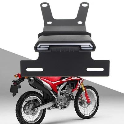 Soporte de marco para matrícula de motocicleta apto para Honda CRF250L 2013-2021 Foto 1 de 4