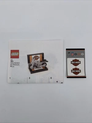 LEGO HARLEY-1 LEGO STORE: Mini motocicleta Harley Davidson PEGATINAS E INSTRUCCIONES Foto 1 de 3