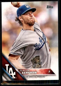 2016 Topps Clayton Kershaw Los Angeles Dodgers #150 - Picture 1 of 2