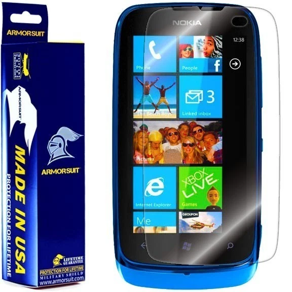 [2-Pack] ArmorSuit MilitaryShield Nokia Lumia 610 Clear Film Screen Protector - Image 1 of 4