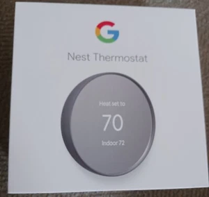 NIB Google Nest Thermostat Smart Programmable Wi-Fi Thermostat for Home Charcoal - Picture 1 of 3