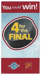RARE 2004 World Cup Of Hockey NHL Schedule !!! CIBC - Picture 1 of 3