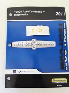 New Holland T7000 AutoCommand Diagnostics 2011 TechCom Manual w/ Training DVD - Picture 1 of 4