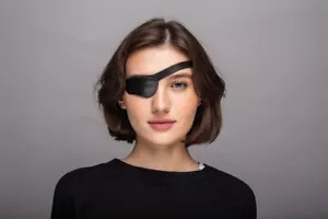 Leather Eye Patch, Eye Patch, Man Eye Patch, Woman Eye Patch - Picture 1 of 6