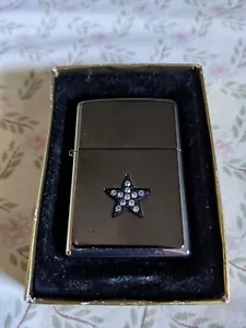 Zippo Accendino Cromo Swarovski Cristallo Stella 2002 - Foto 1 di 2