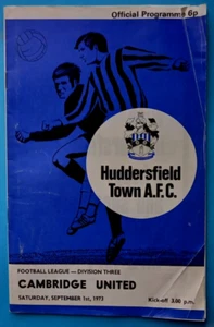HUDDERSFIELD TOWN v CHESTERFIELD 73-74 LEAGUE MATCH. - Picture 1 of 2
