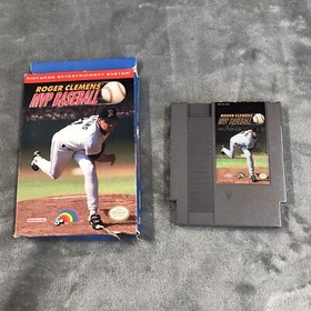 Roger Clemens MVP Baseball (Nintendo NES, 1991) Game and Original Box Tested