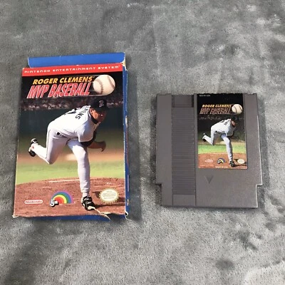 Roger Clemens MVP Baseball (Nintendo NES, 1991) Juego y Caja Original Probada Foto 1 de 4